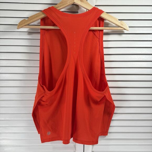 NWOT Athleta Grid Knit Tank Trillium Red WOMENS SIZE SMALL 602644 Summer 2025 - Picture 2 of 10